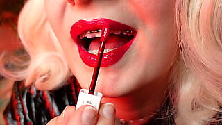 Red lipstick milf